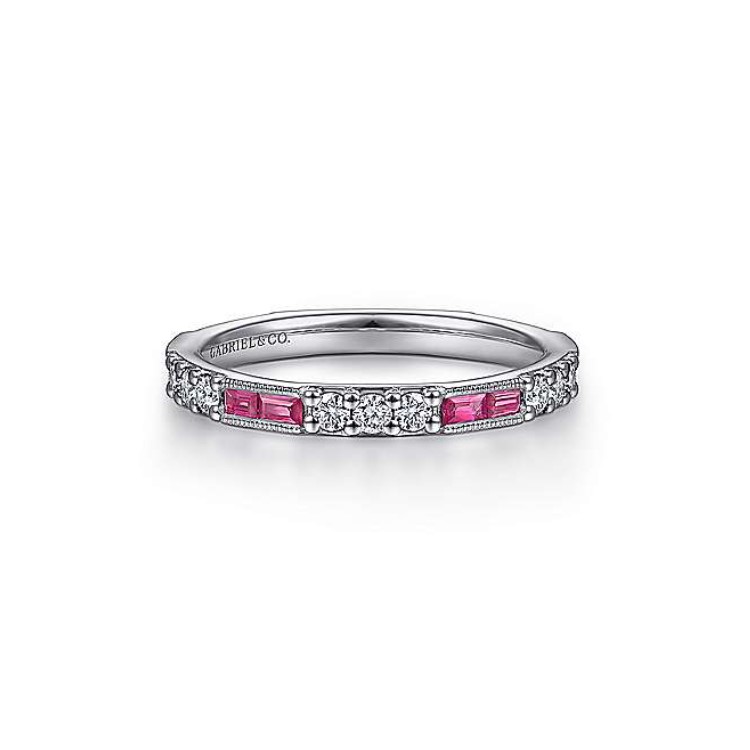 Diamond & Ruby Stackable