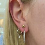 White Gold Diamond Earrings