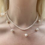 Yellow Gold Freshwater Pearl Strand
