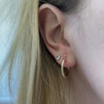 20 Millimeter Yellow Gold Hoop Earrings