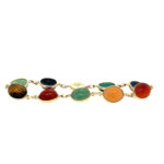 Estate: Multi-Stone Scarab Bracelet