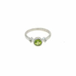 Sterling Silver Peridot Ring