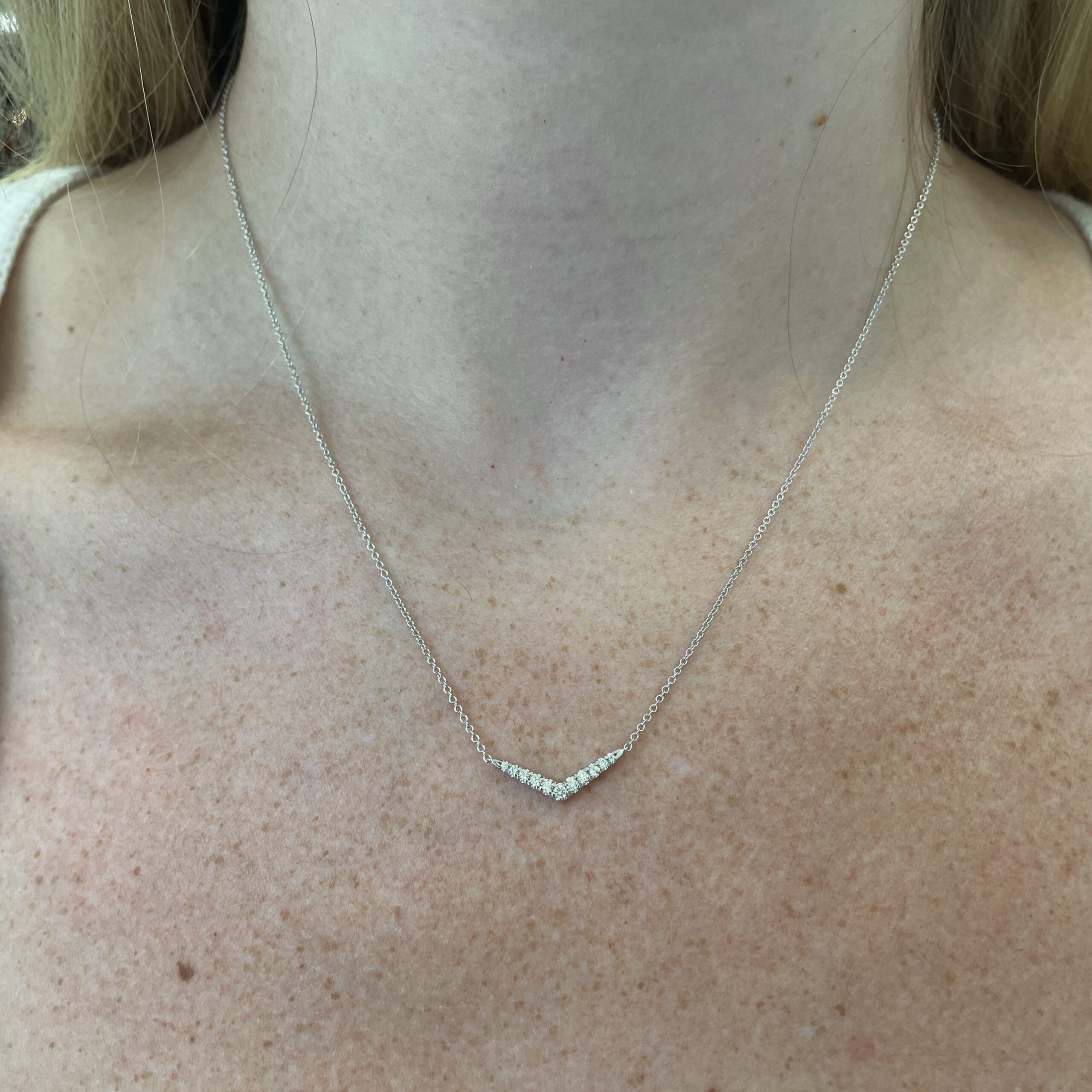 White Gold Diamond Necklace