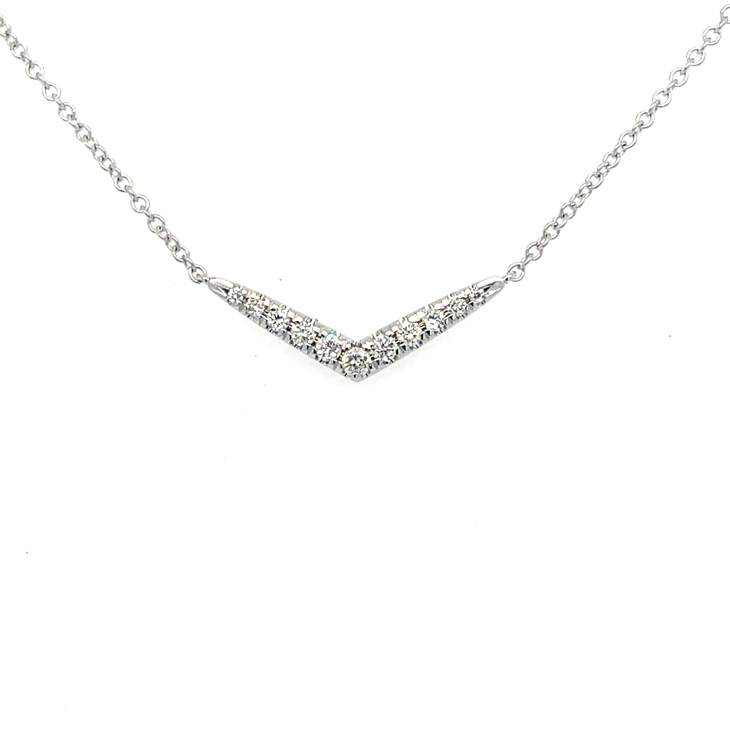 White Gold Diamond Necklace