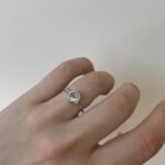 Sterling Silver Bezel-Set Aquamarine Ring