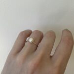 Yellow Gold Pearl Ring