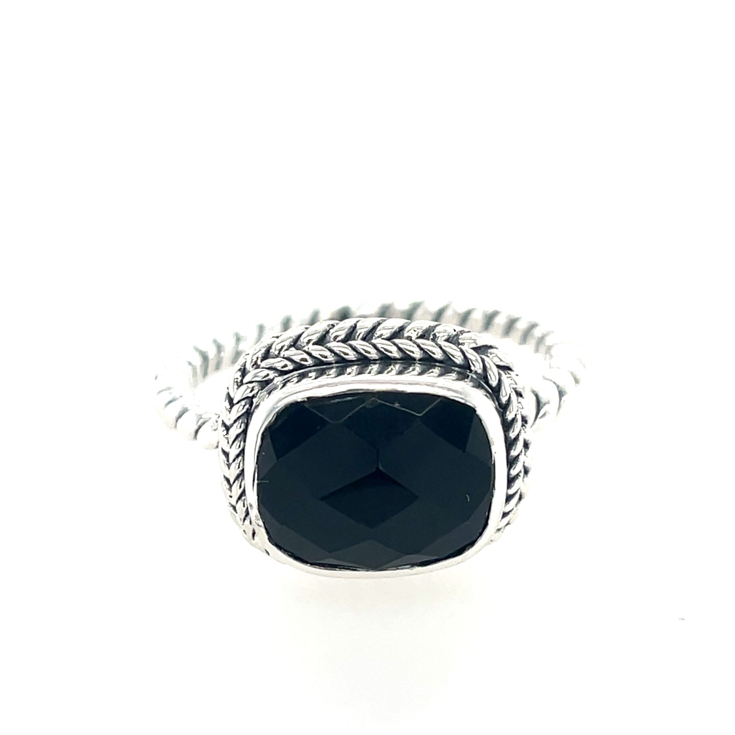 Sterling Silver Onyx Ring