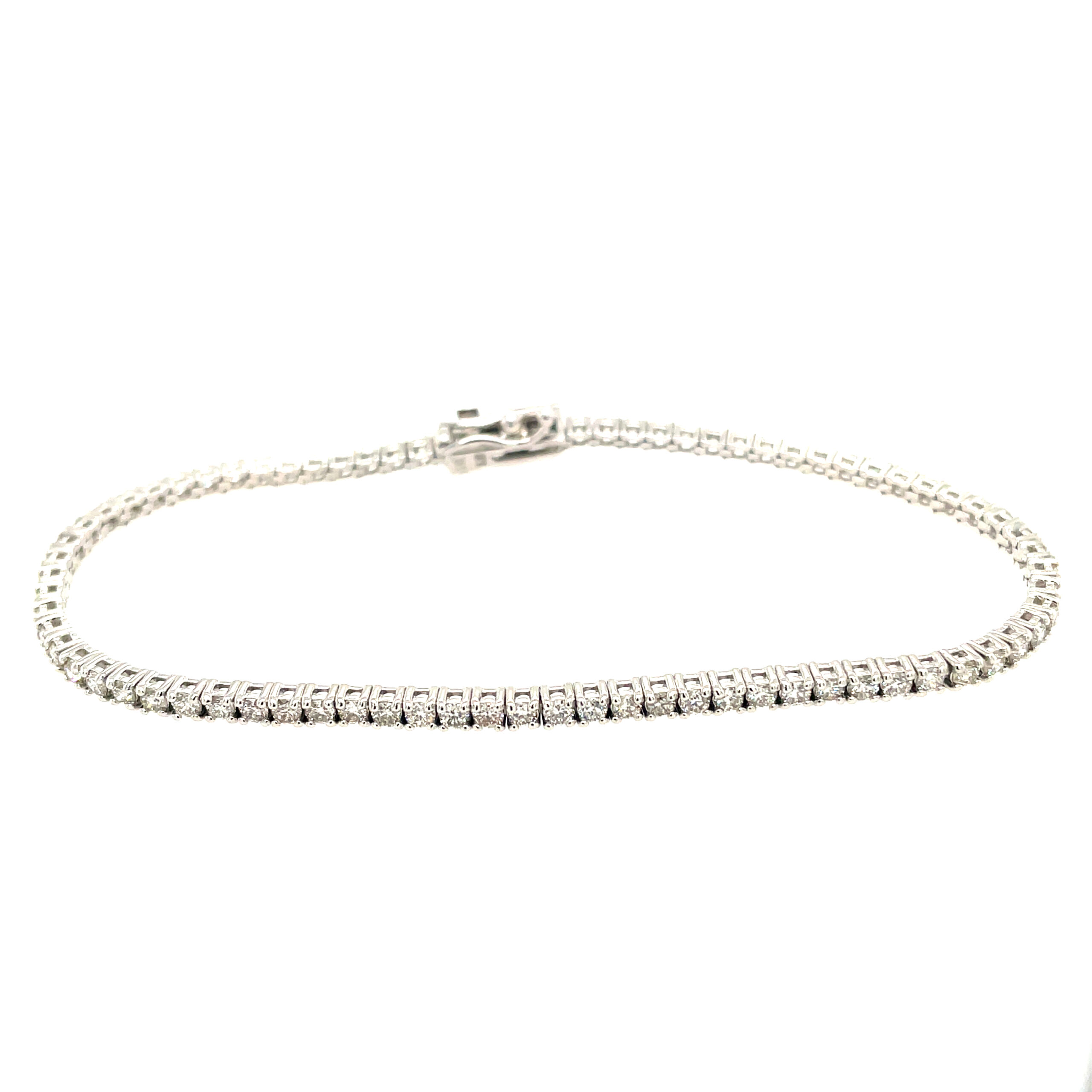 White Gold Diamond Tennis Bracelet