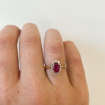 Yellow Gold Ruby & Diamond Ring