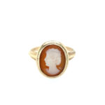 Estate: Yellow Gold Cameo Ring