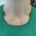 Sterling Silver Circle Dangle Necklace