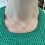 White Gold Diamond Heart Necklace