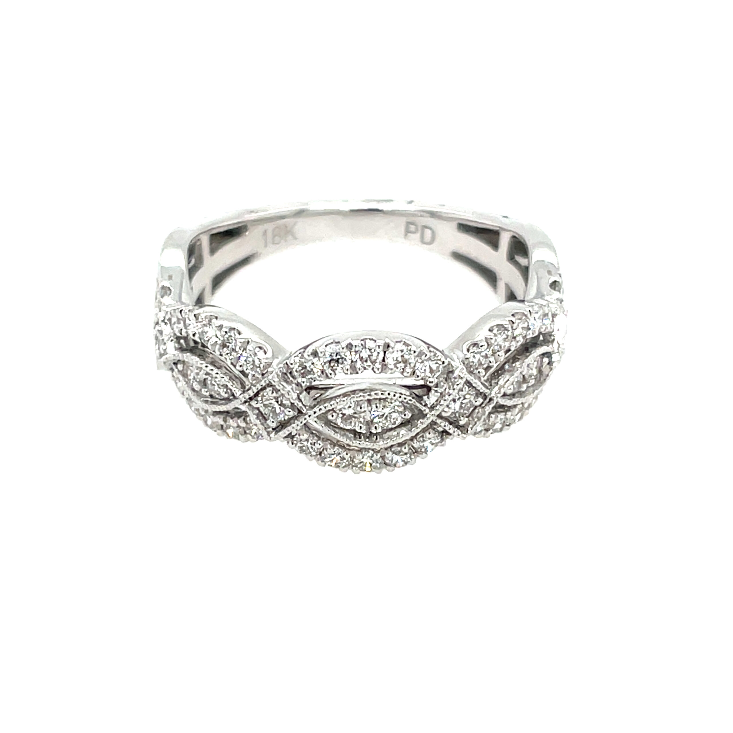 White Gold Diamond Band