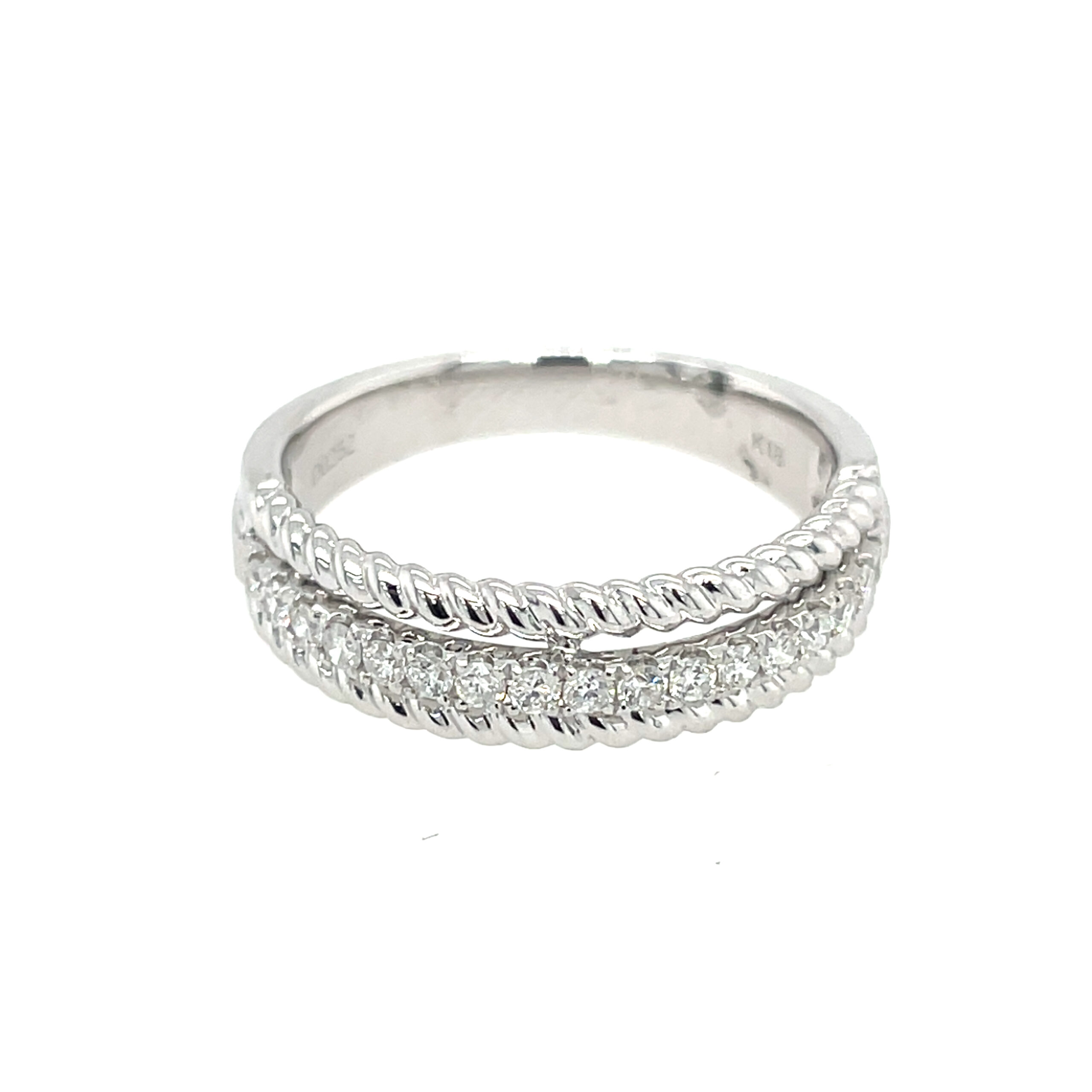 White Gold Diamond Band